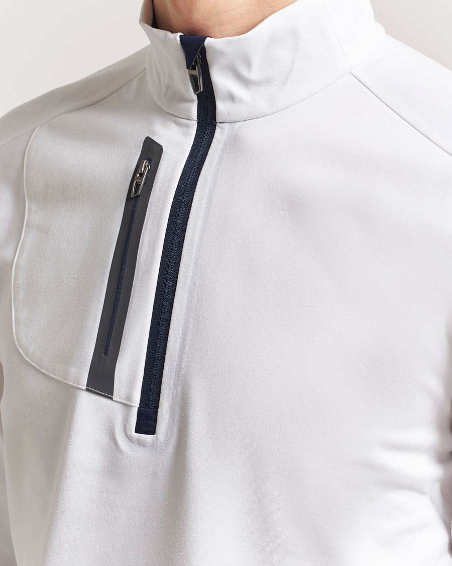 Herren | Pullover | RLX Ralph Lauren | New Lux Performance Half Zip Ceramic White