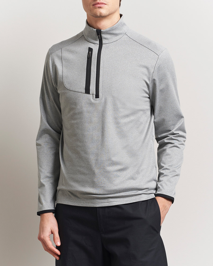 Herren | Pullover | RLX Ralph Lauren | Luxury Jersey Half Zip Andover Heather