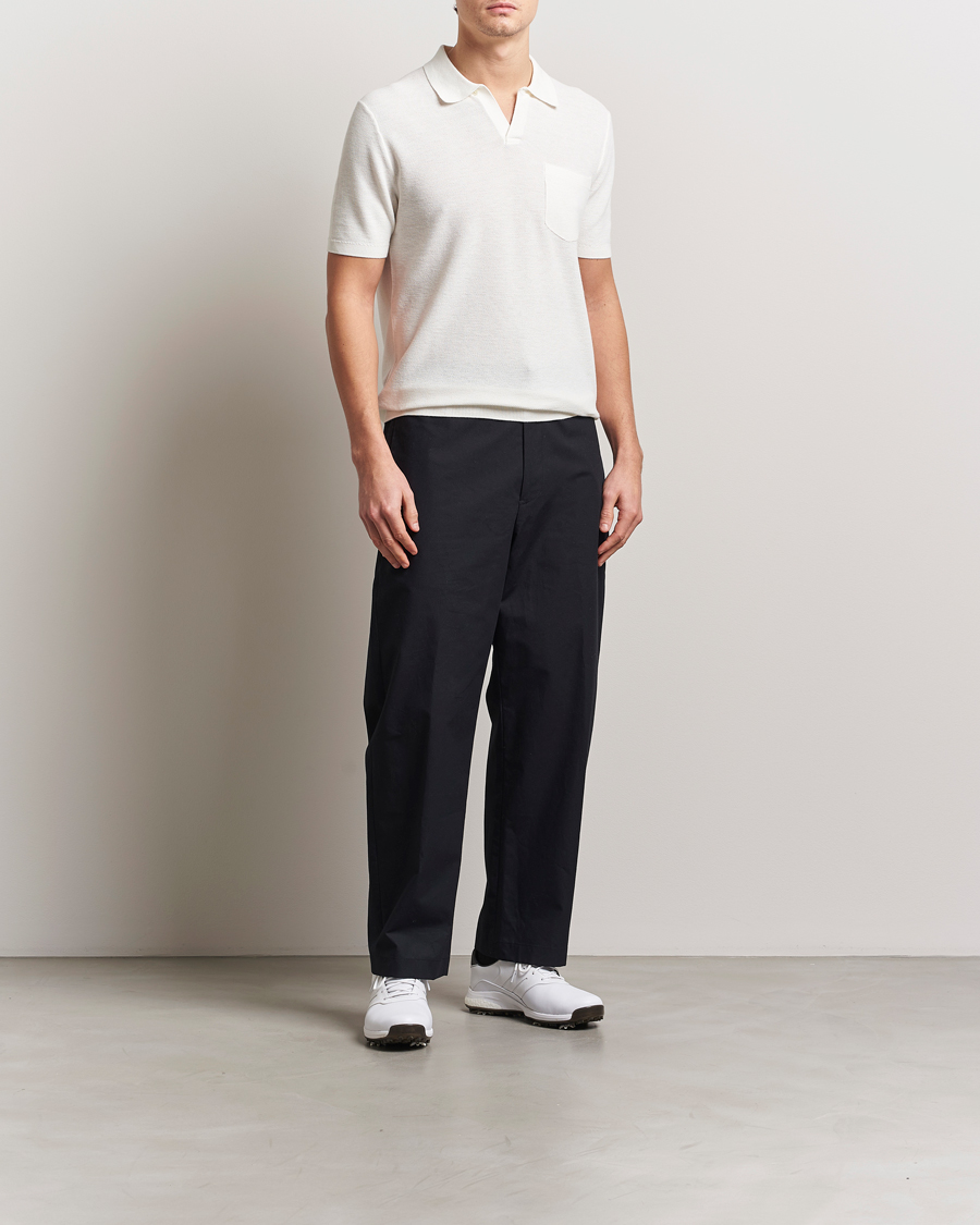 Herren | Pullover | RLX Ralph Lauren | Cotton Coolmax Pocket Polo White Splash