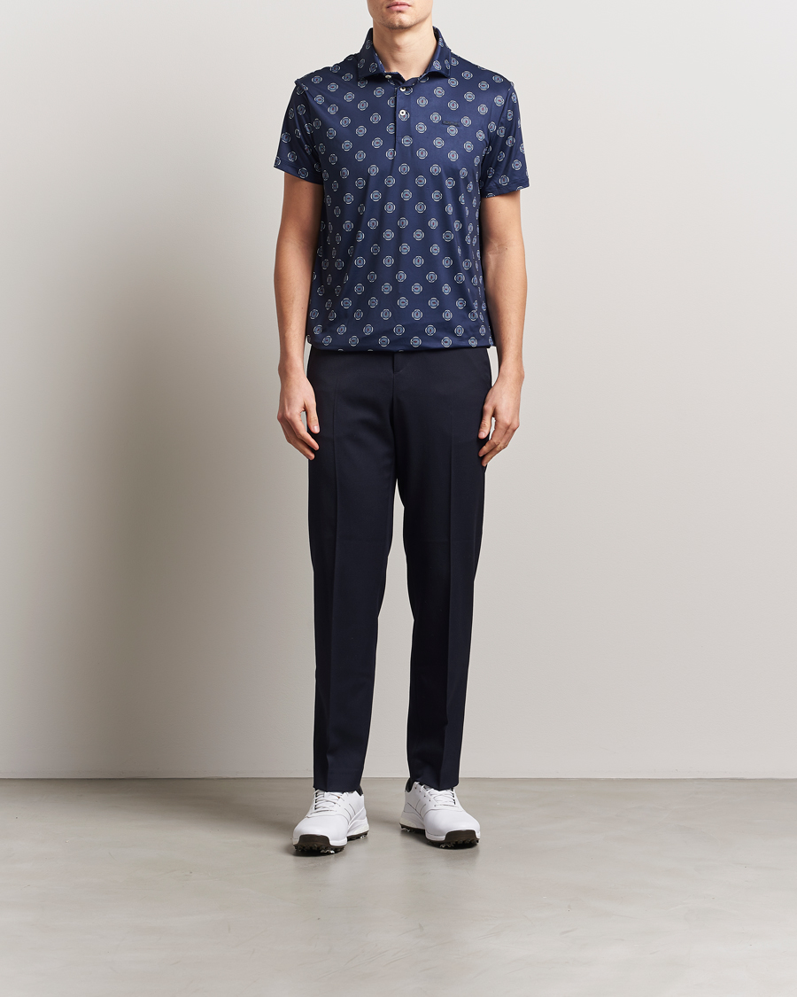 Herren | Poloshirts | RLX Ralph Lauren | Airflow Active Polo Mini G Golfball/Refined Navy