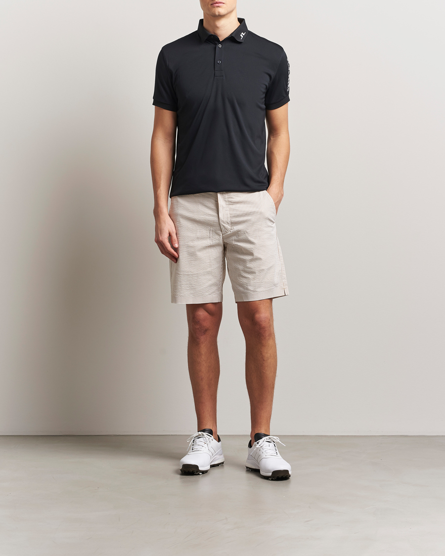 Herren | Shorts | RLX Ralph Lauren | Seersucker Shorts Classic Khaki/Ceramic White