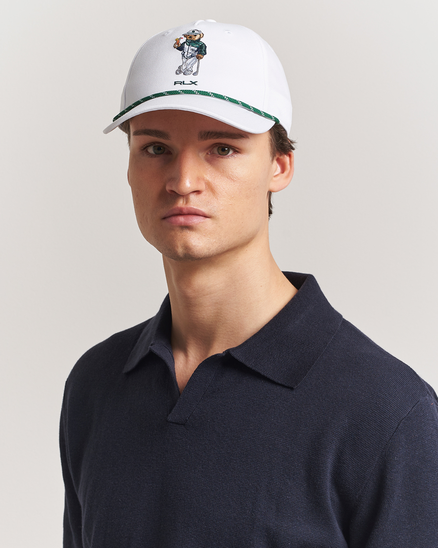 Herren | RLX Ralph Lauren Cocktail Bear Cap White | RLX Ralph Lauren | Cocktail Bear Cap White