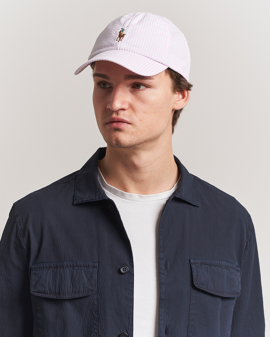 Herren | Hüte & Mützen | Polo Ralph Lauren | Seersucker Cap Carmel Pink
