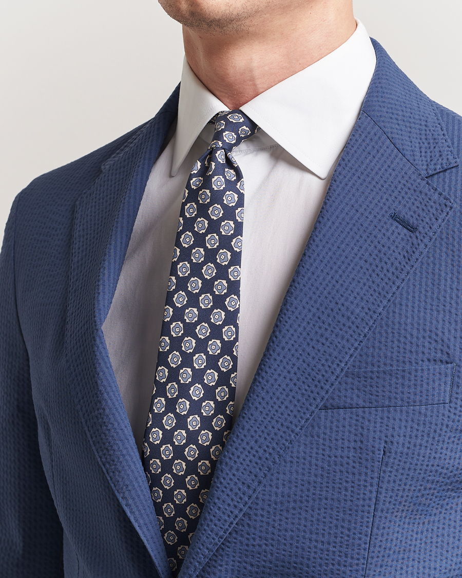 Herren | Krawatten | Polo Ralph Lauren | Vintage Archive Neats Tie Navy