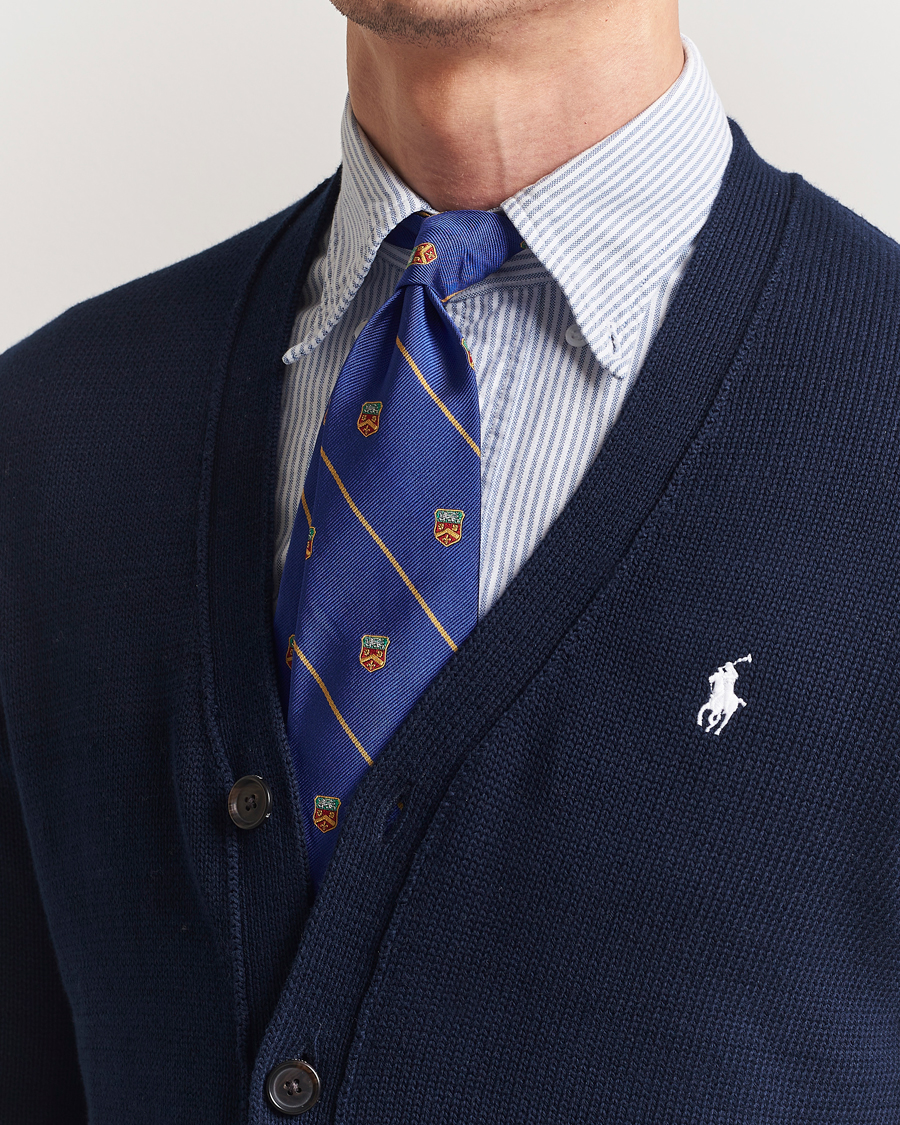 Herren | Krawatten | Polo Ralph Lauren | Club Striped Tie Blue