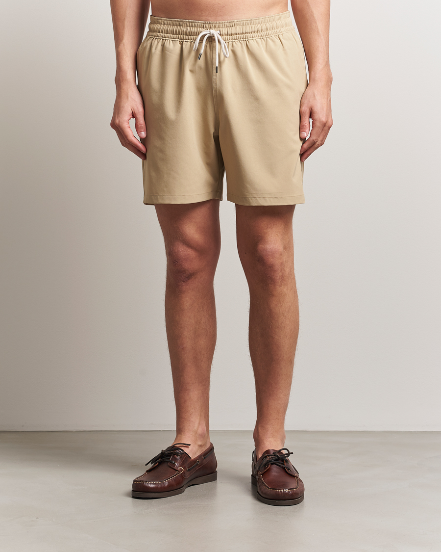 Herren | Badehosen | Polo Ralph Lauren | Recycled Traveler Swimshorts Coastal Beige