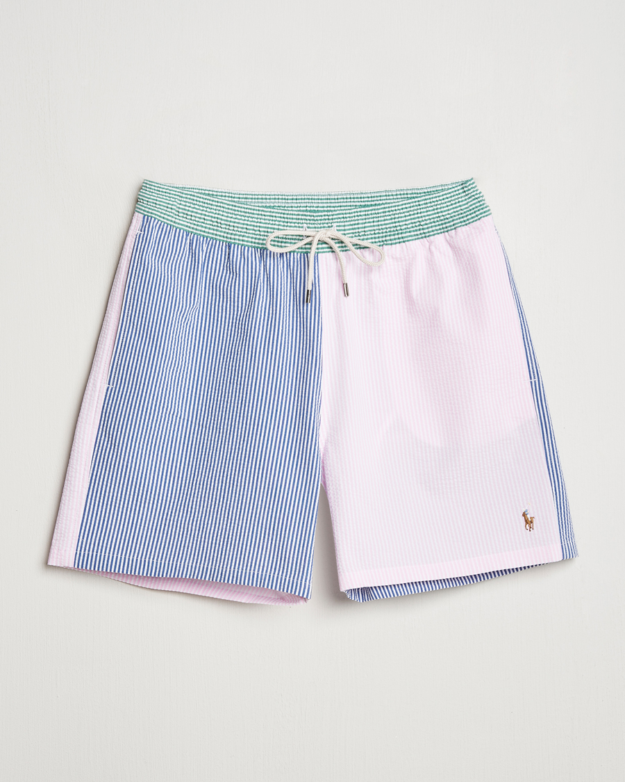 Herren | Badehosen | Polo Ralph Lauren | Recycled Traveler Seersucker Swimshorts Multi
