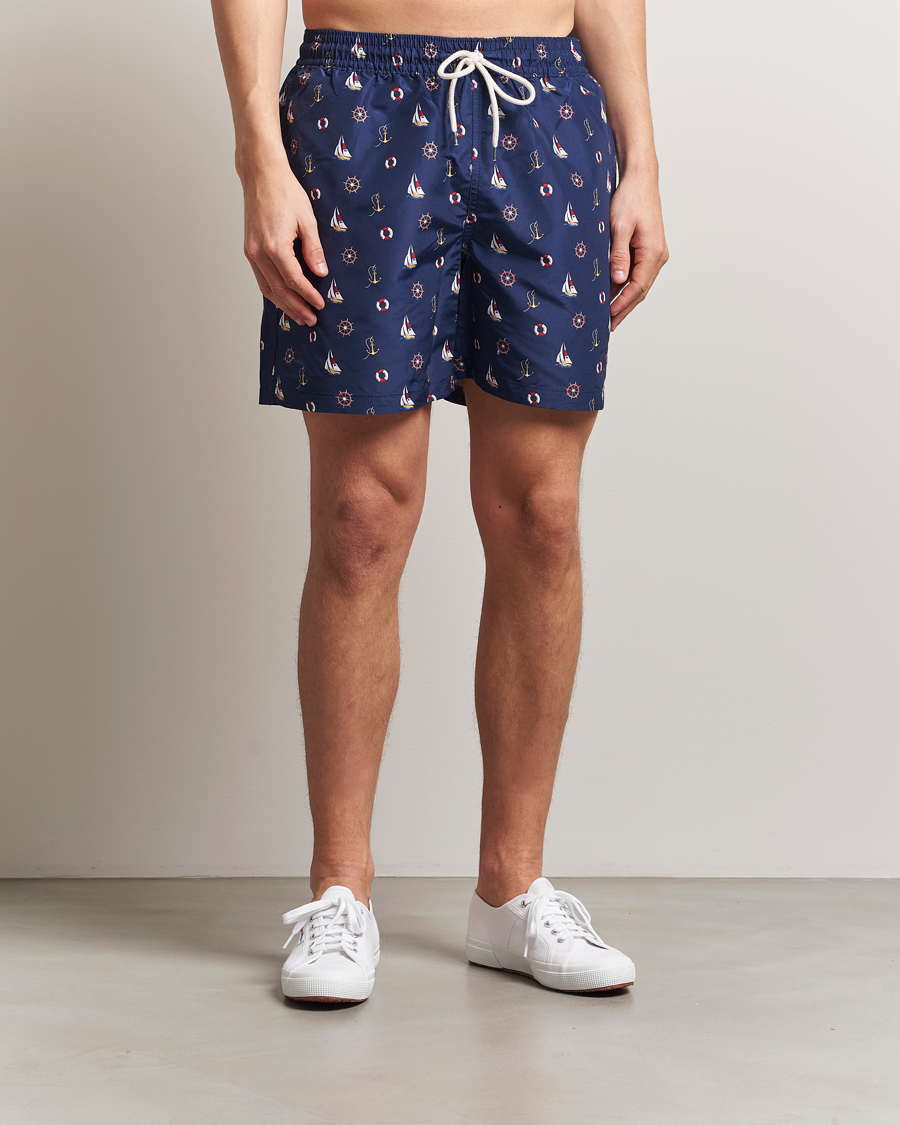 Herren | Badehosen | Polo Ralph Lauren | Traveler Recycled Swimshorts Nautical Marine