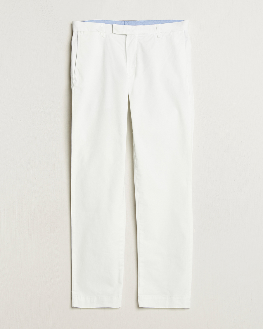Herren | Hosen | Polo Ralph Lauren | Slim Fit Stretch Chinos Deckwash White