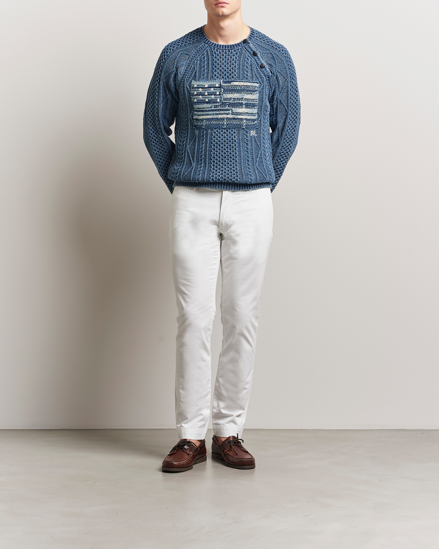 Herren | Hosen | Polo Ralph Lauren | Slim Fit Stretch Chinos Deckwash White