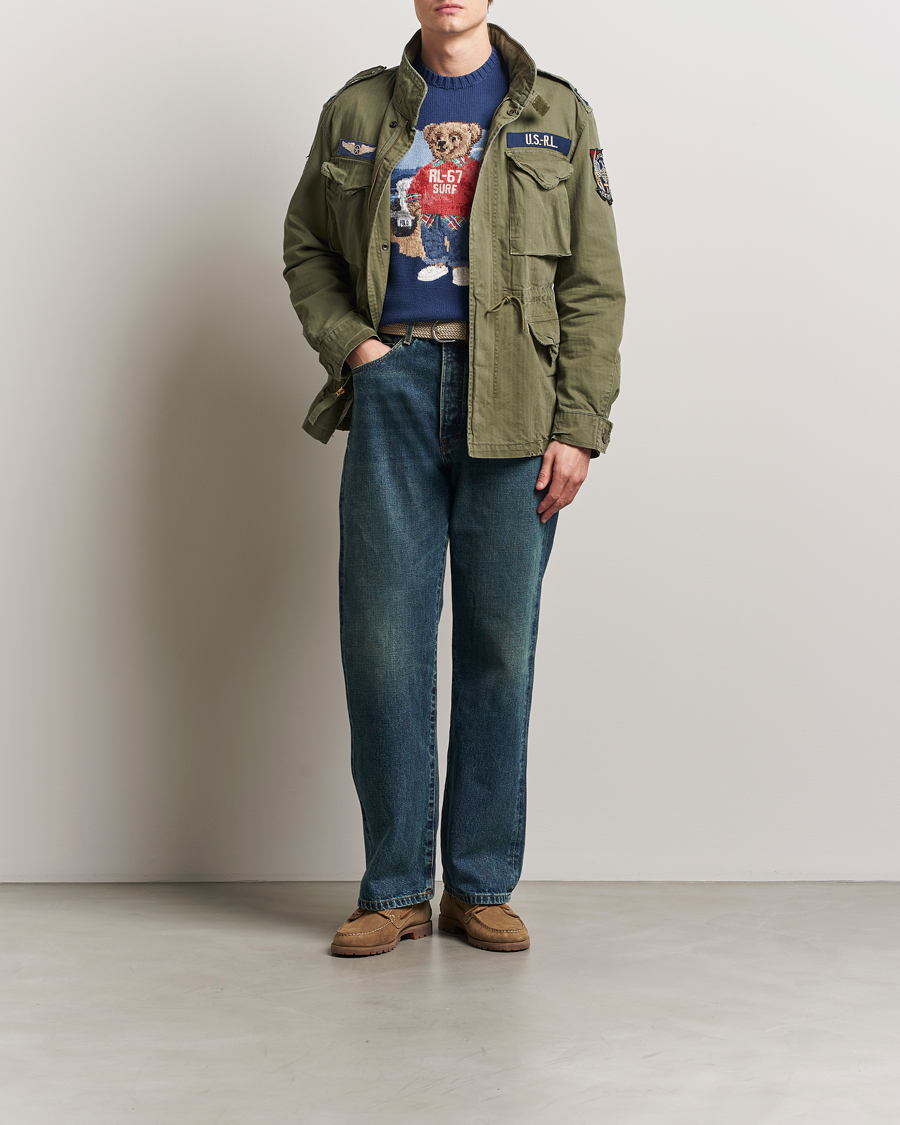 Herren | Jacken | Polo Ralph Lauren | Herringbone Field Jacket Olive Mountain
