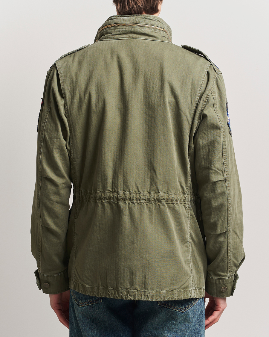 Herren | Jacken | Polo Ralph Lauren | Herringbone Field Jacket Olive Mountain