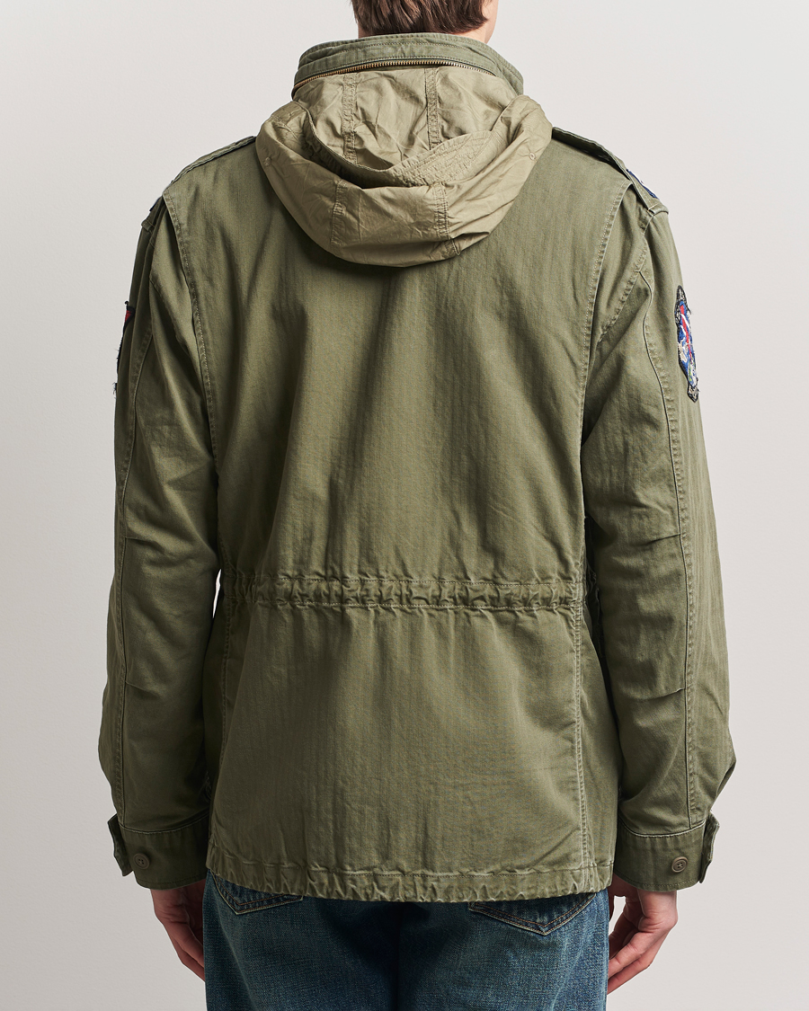 Herren | Jacken | Polo Ralph Lauren | Herringbone Field Jacket Olive Mountain