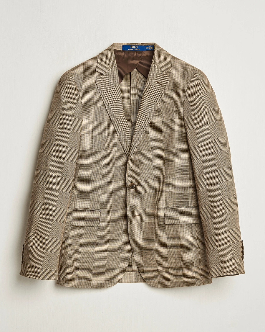 Herren | Sakkos | Polo Ralph Lauren | Glenplaid Sportcoat Tan/Brown