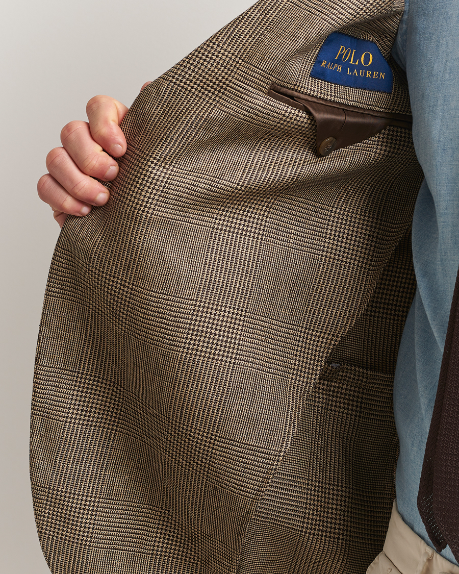 Herren | Sakkos | Polo Ralph Lauren | Glenplaid Sportcoat Tan/Brown