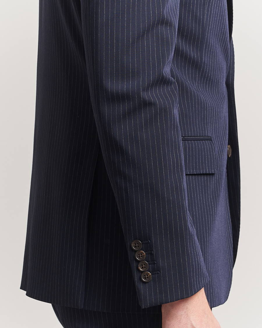 Herren | Sakkos | Polo Ralph Lauren | Twill Pinstriped Suit Jacket Navy/Grey