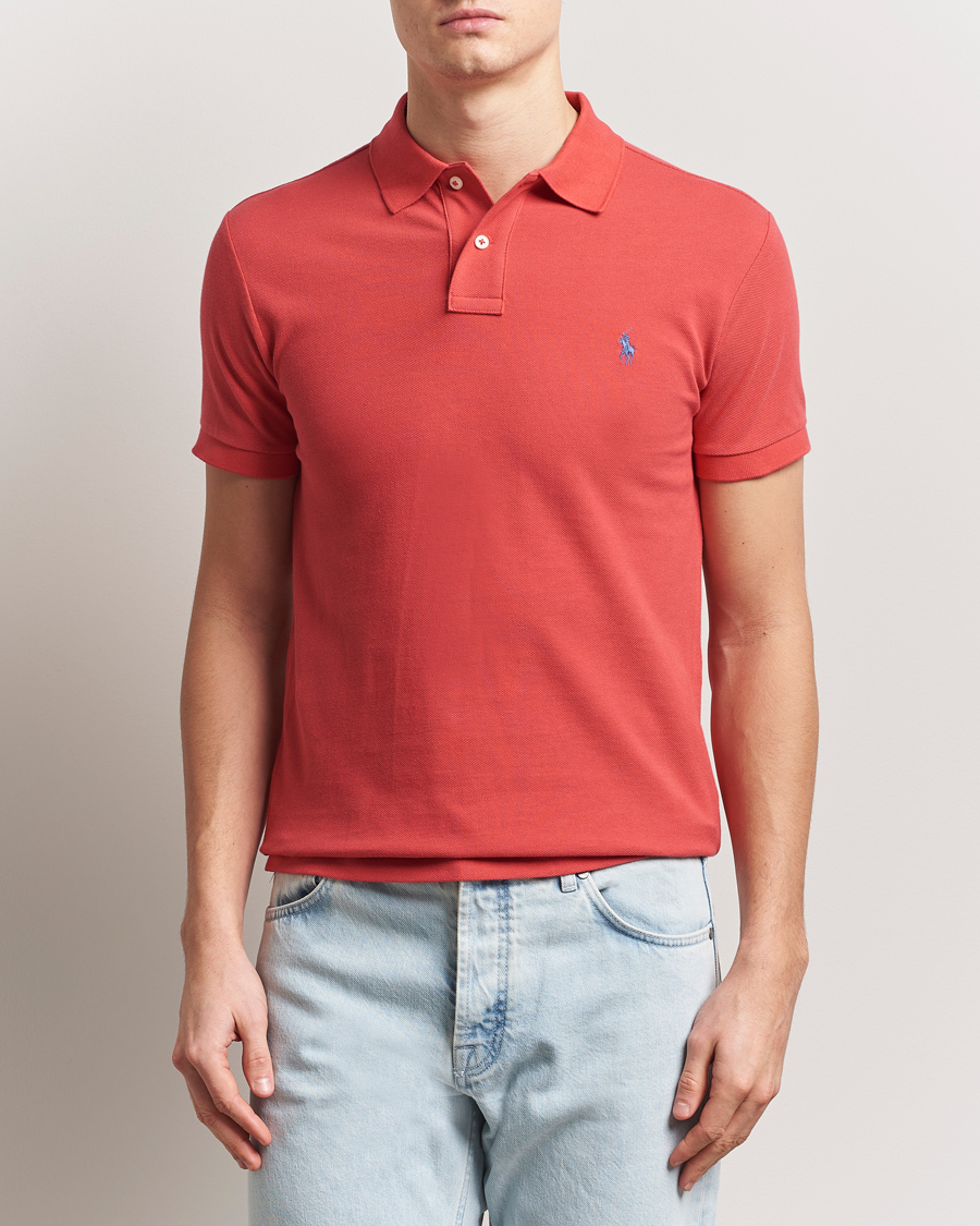 Herren | Poloshirts | Polo Ralph Lauren | Slim Fit Polo Spring Red
