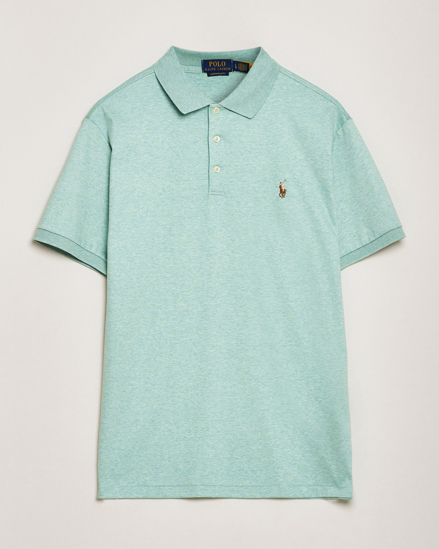 Herren | Poloshirts | Polo Ralph Lauren | Luxury Pima Cotton Polo Celadon Heather