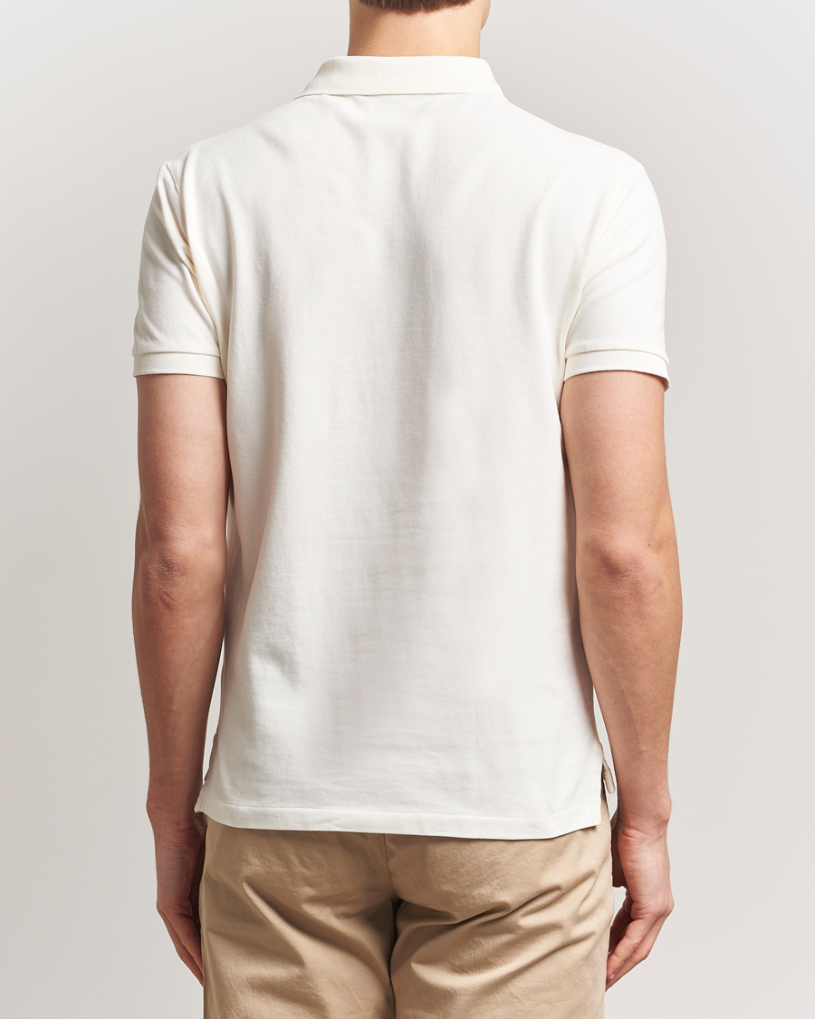 Herren | Poloshirts | Polo Ralph Lauren | Custom Slim Fit Mesh Polo Clubhouse Cream