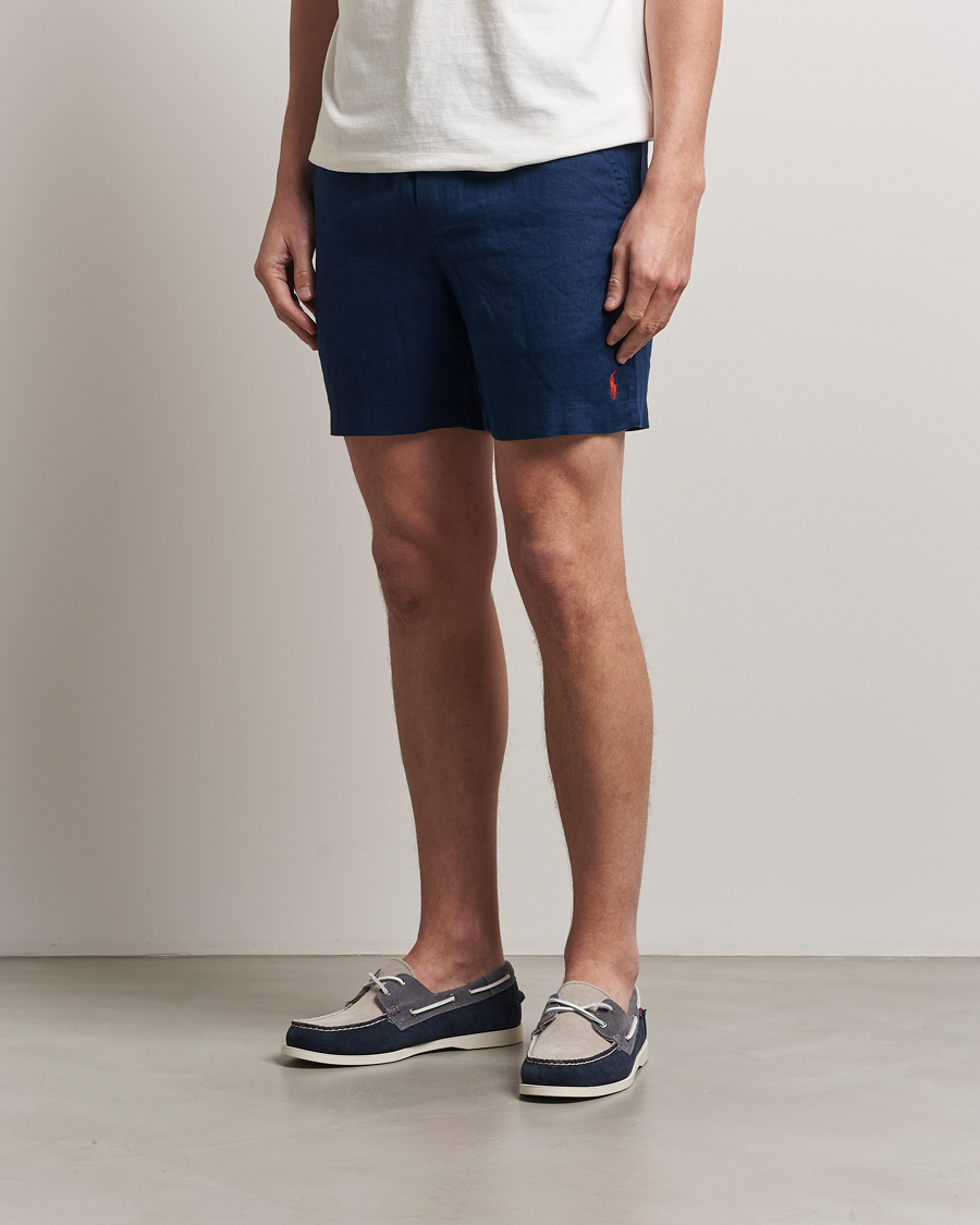 Herren | Shorts | Polo Ralph Lauren | Prepster Drawstring Linen Shorts Newport Navy
