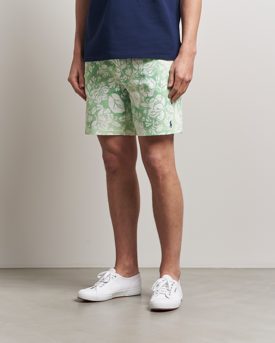 Herren | Shorts | Polo Ralph Lauren | Spa Terry Shorts Flower Pistacho