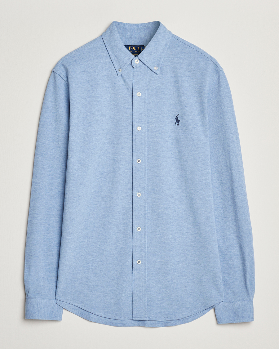Herren | Hemden | Polo Ralph Lauren | Featherweight Mesh Shirt Isle Heather