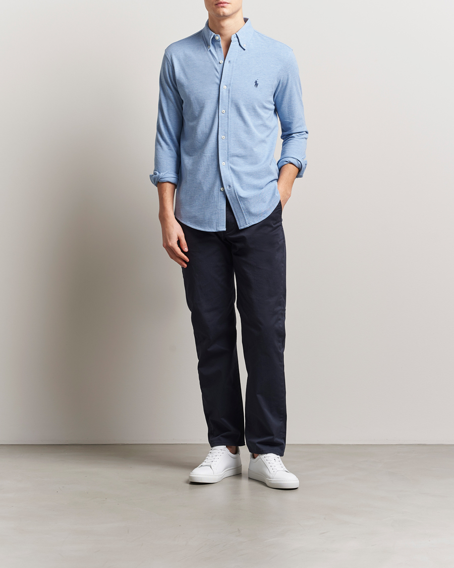 Herren | Hemden | Polo Ralph Lauren | Featherweight Mesh Shirt Isle Heather