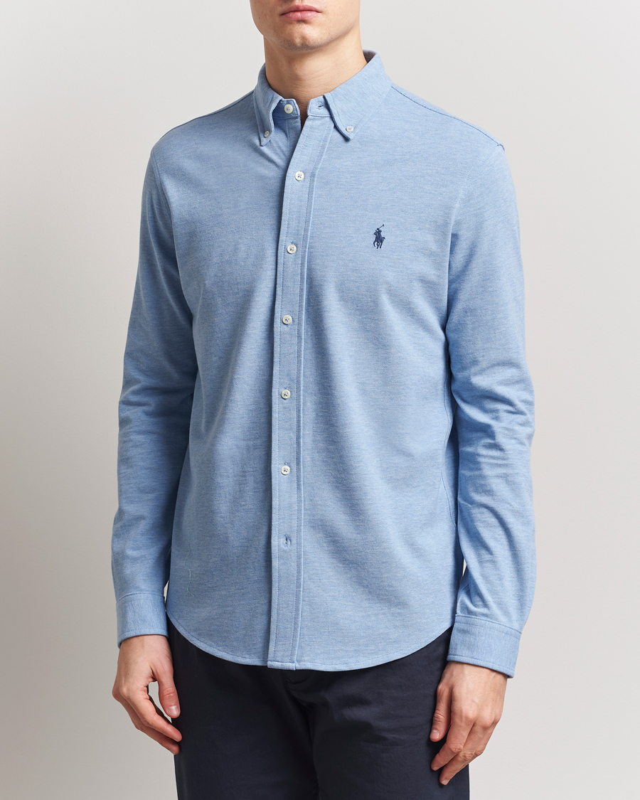 Herren | Hemden | Polo Ralph Lauren | Featherweight Mesh Shirt Isle Heather
