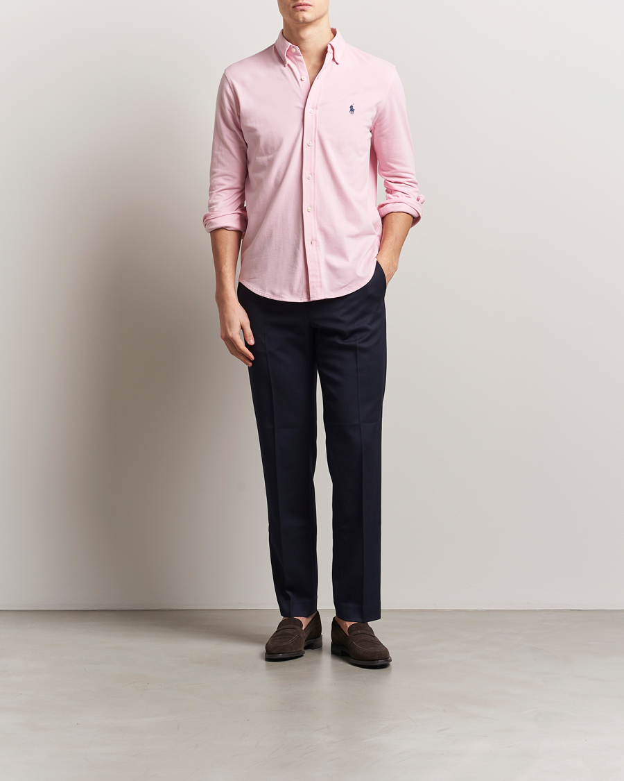 Herren | Hemden | Polo Ralph Lauren | Featherweight Mesh Shirt Garden Pink