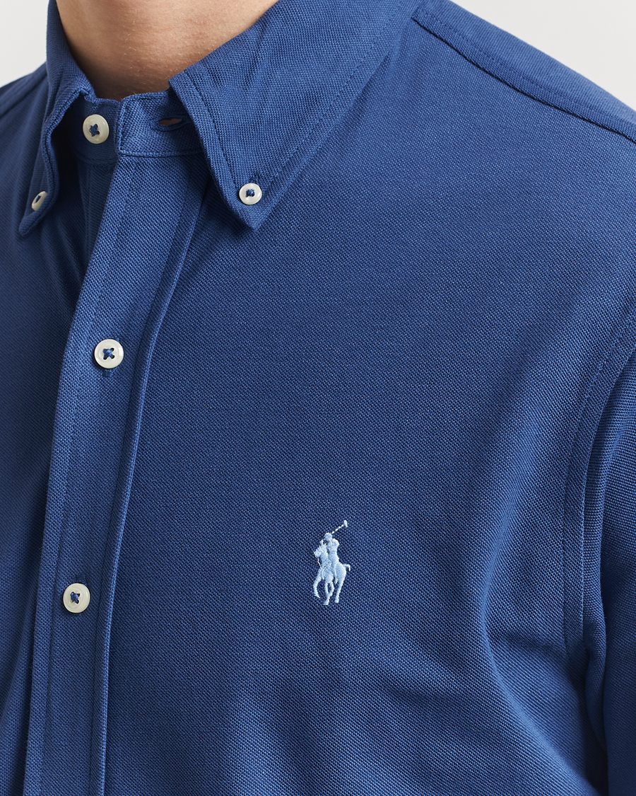 Herren | Hemden | Polo Ralph Lauren | Featherweight Mesh Shirt Annapolis Blue