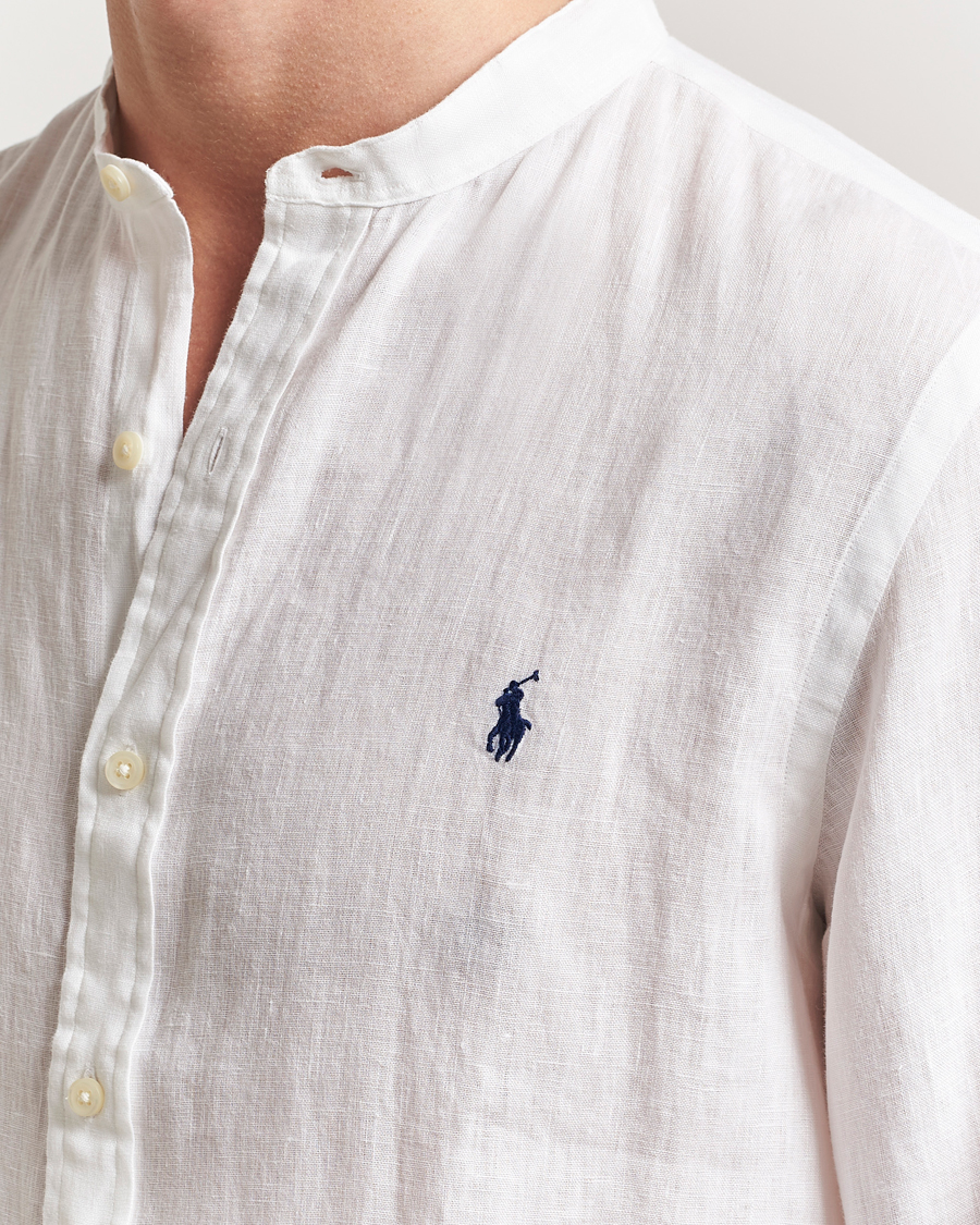 Herren | Hemden | Polo Ralph Lauren | Slim Fit Linen Shirt Ceramic White