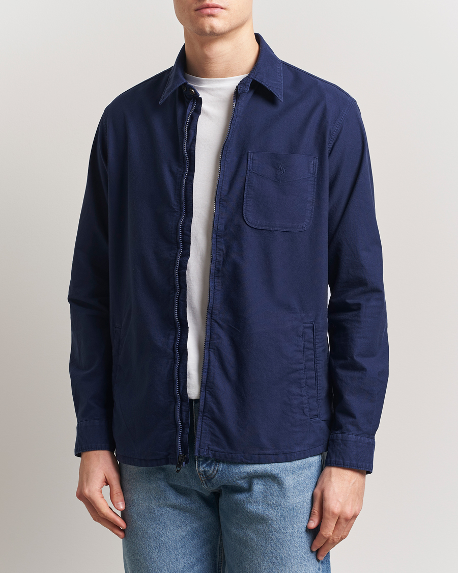 Herren | Hemden | Polo Ralph Lauren | Full Zip Overshirt Newport Navy