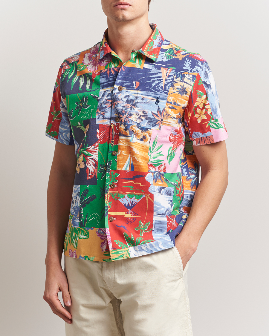 Herren | Hemden | Polo Ralph Lauren | Short Sleeve Flower Shirt Beach Patchwork