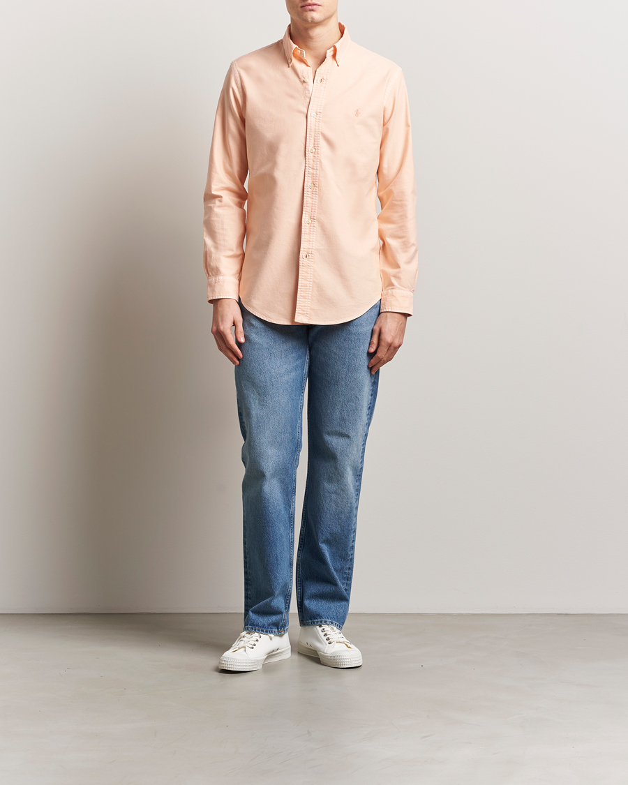 Herren | Hemden | Polo Ralph Lauren | Custom Fit Dyed Oxford Shirt Amber