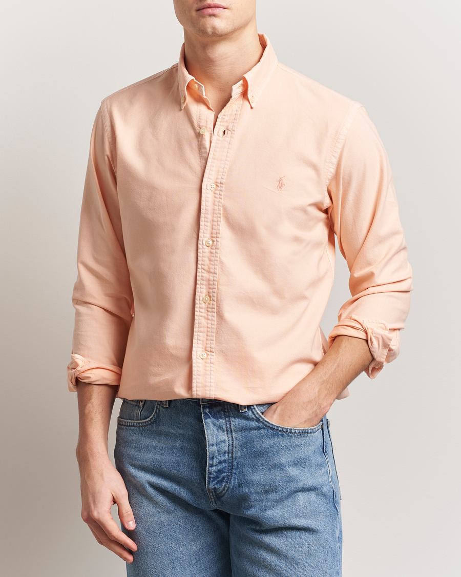 Herren | Hemden | Polo Ralph Lauren | Custom Fit Dyed Oxford Shirt Amber