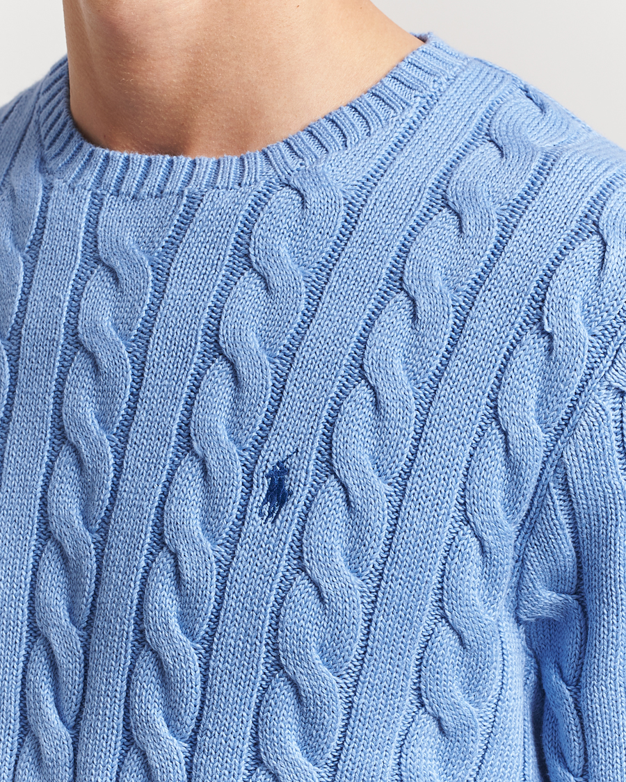 Herren | Pullover | Polo Ralph Lauren | Cotton Cable Pullover New Litchfield Blue