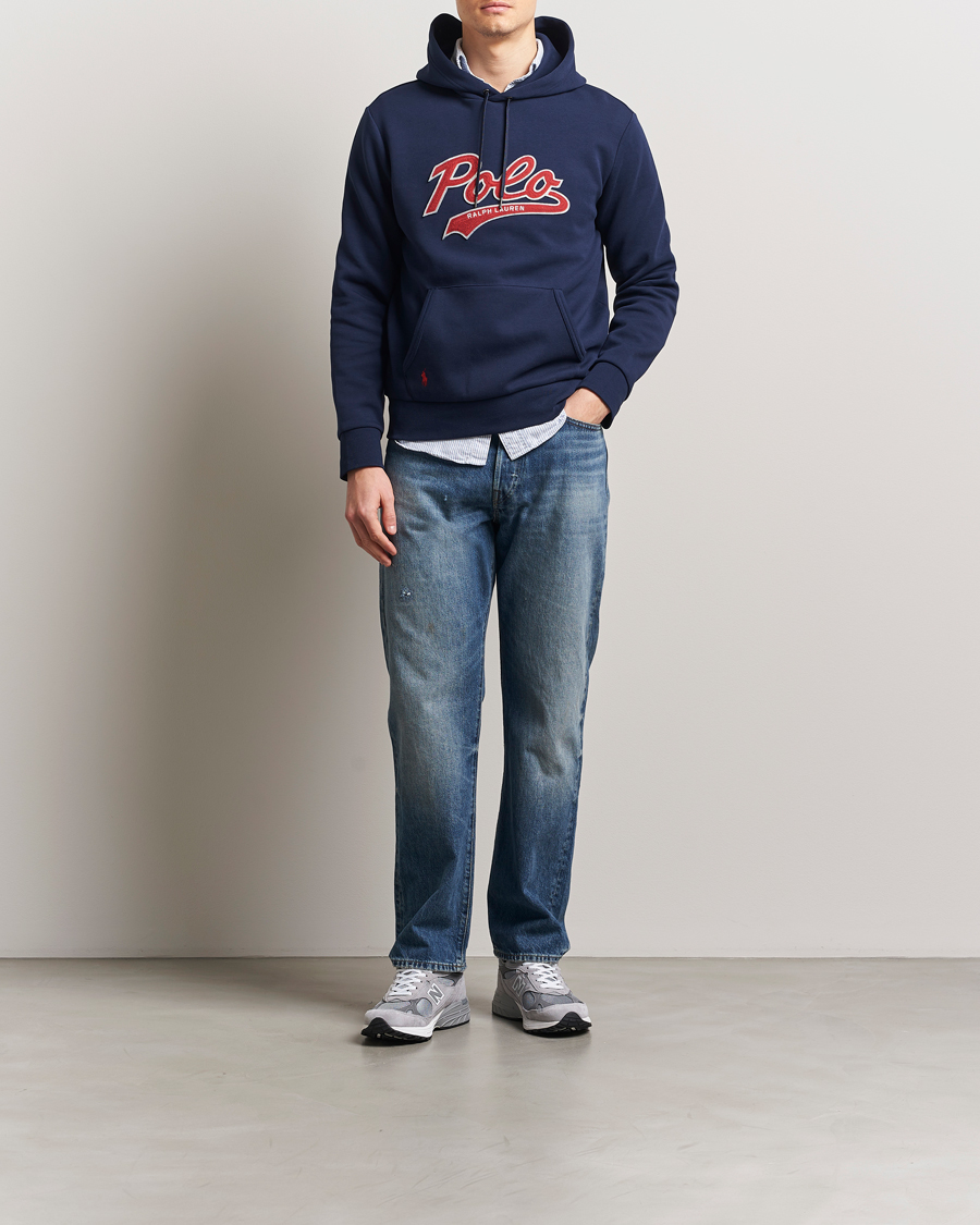Herren | Pullover | Polo Ralph Lauren | Double Knit Hoodie Cruise Navy