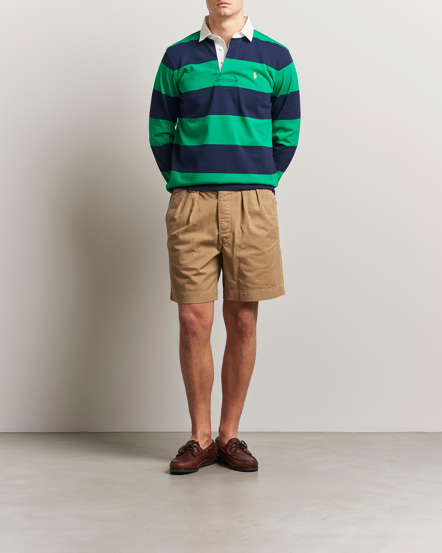 Herren | Pullover | Polo Ralph Lauren | Barstriped Rugger Navy/Clover