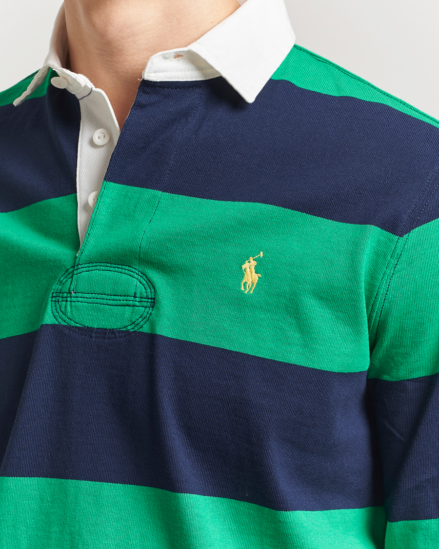 Herren | Pullover | Polo Ralph Lauren | Barstriped Rugger Navy/Clover