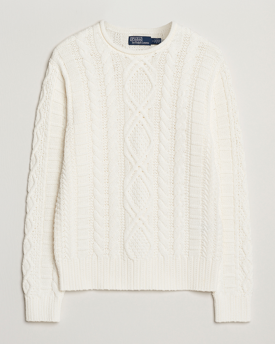 Herren | Pullover | Polo Ralph Lauren | Cotton Pullover Deckwash White