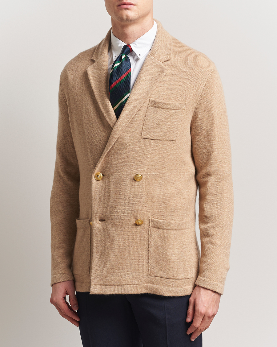 Herren | Pullover | Polo Ralph Lauren | Double Breasted Cashmere Cardigan Dune Melange