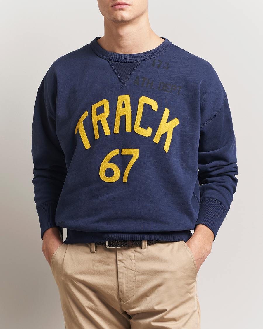 Herren | Pullover | Polo Ralph Lauren | Vintage Crew Neck Sweatshirt Newport Navy