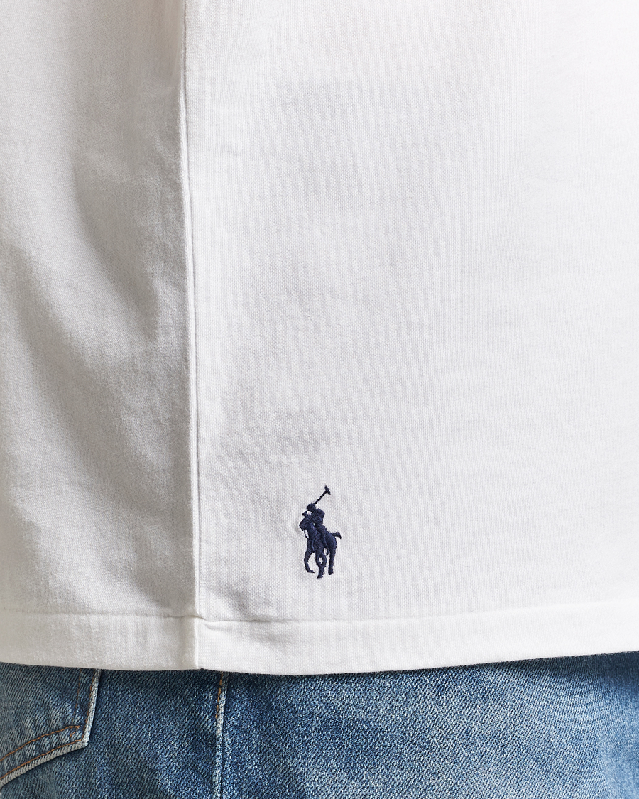 Herren | T-Shirts | Polo Ralph Lauren | Crew Neck Logo T-Shirt White
