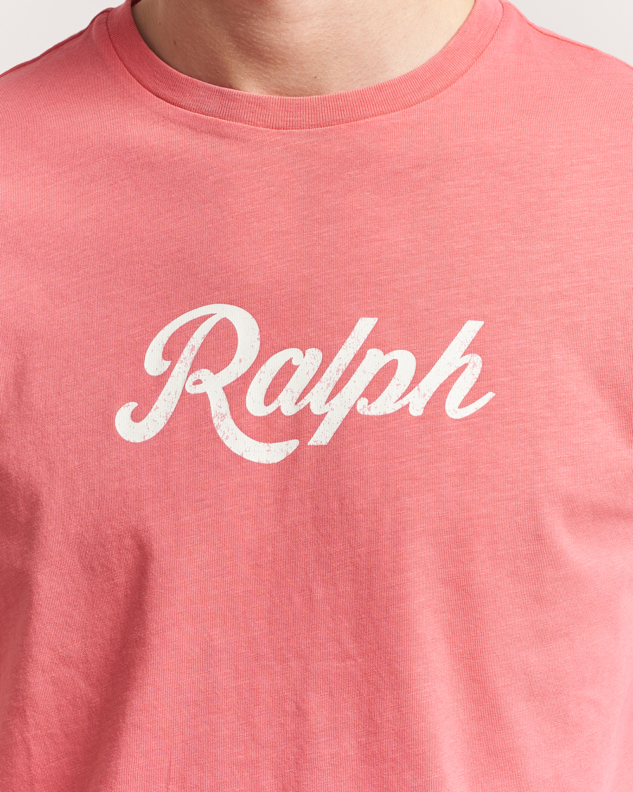 Herren | T-Shirts | Polo Ralph Lauren | Printed Ralph T-Shirt Pale Red