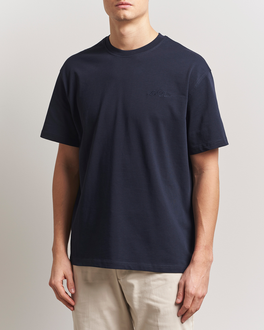 Herren | T-Shirts | LES DEUX | Crew T-Shirt Dark Navy