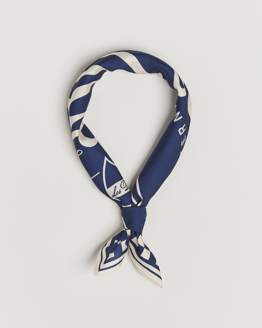 Herren | Les Deux Goods Tencel Neckercheif Blue | LES DEUX | Goods Tencel Neckercheif Blue