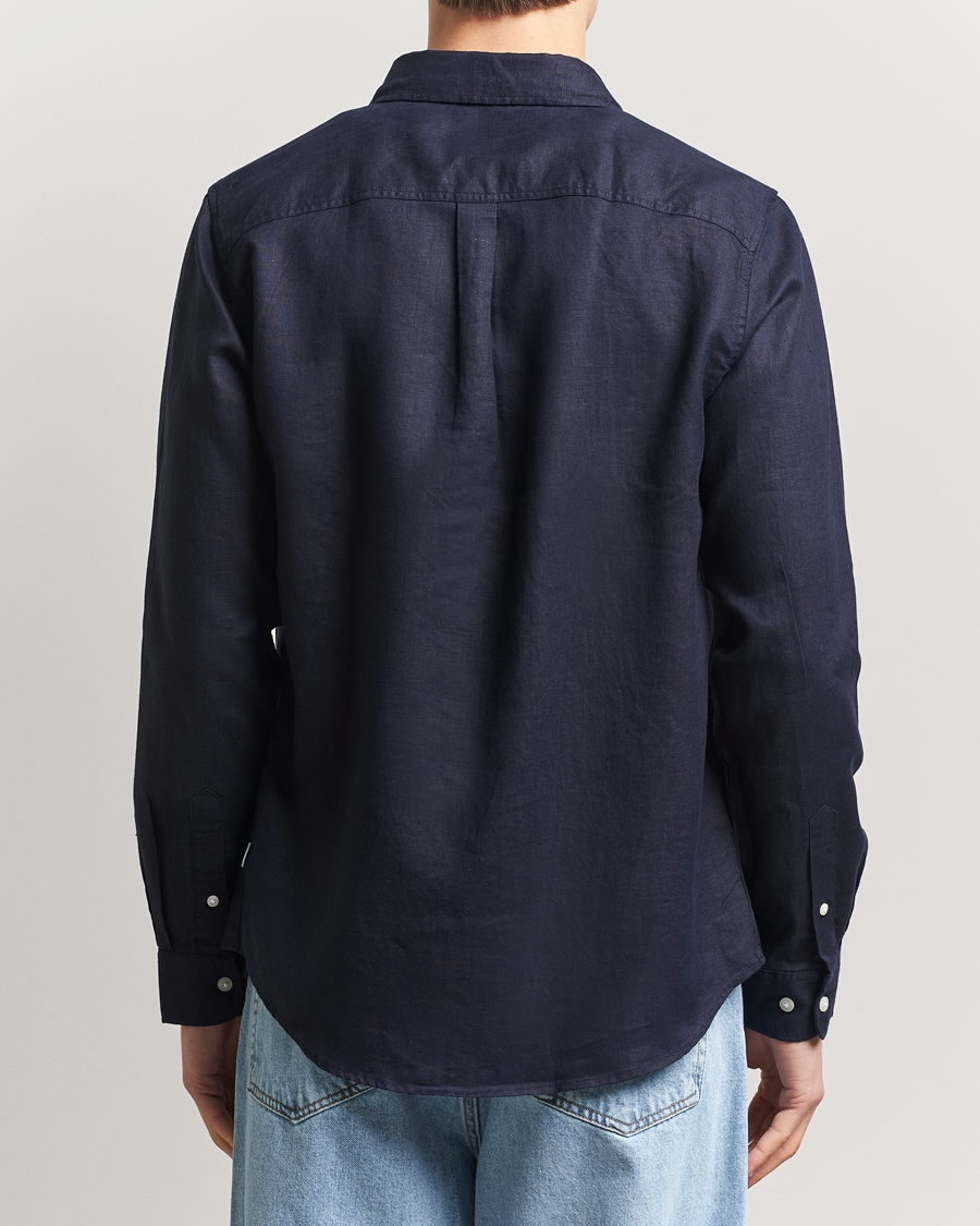 Herren | Hemden | LES DEUX | Kristian Linen Shirt Navy