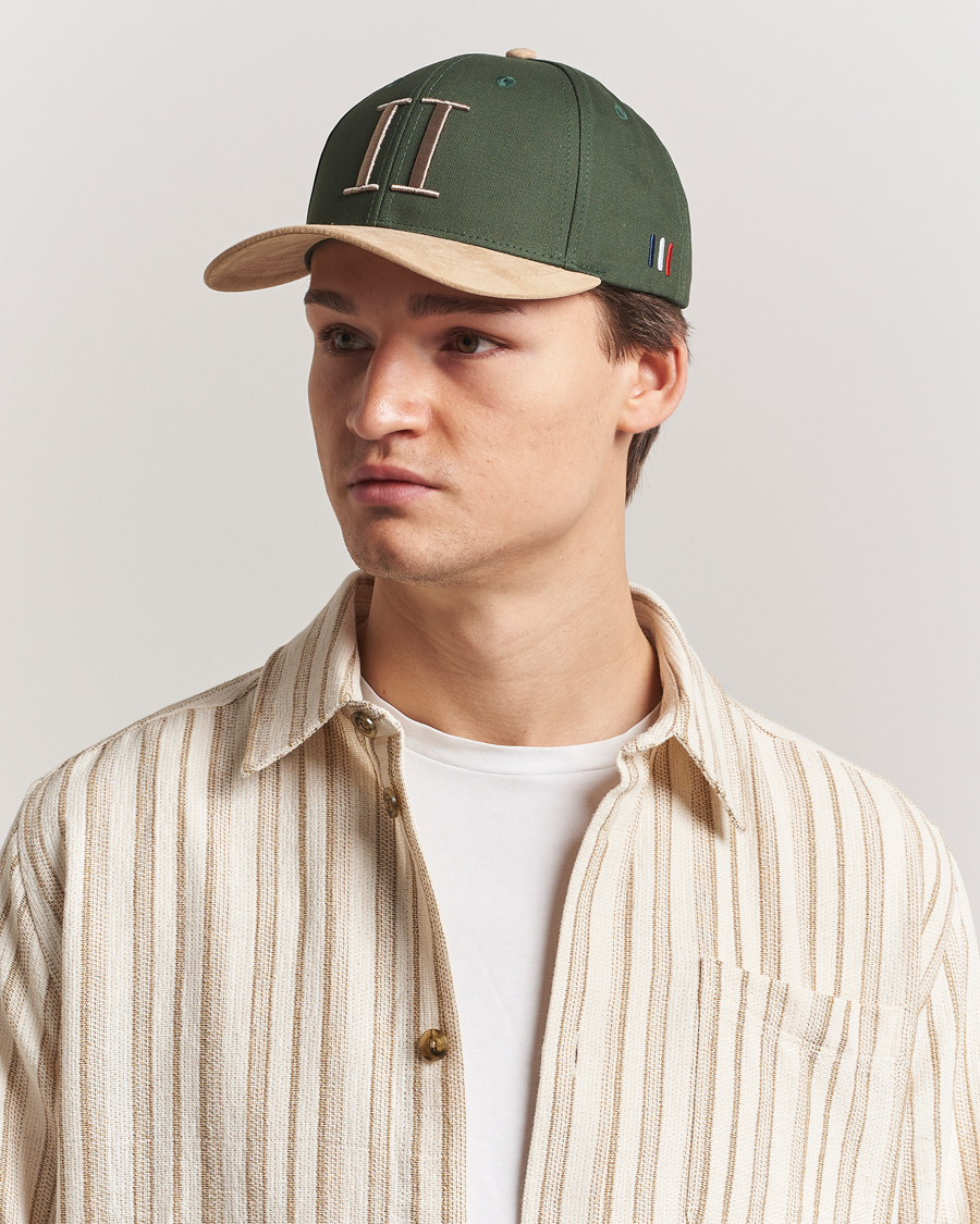 Herren | Hüte & Mützen | LES DEUX | Baseball Cap Contrast Suede II Dark Chive Green