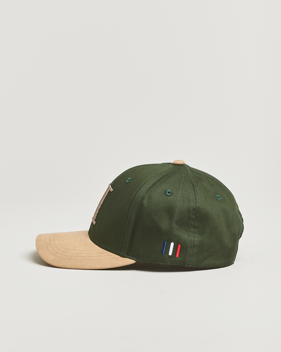 Herren | Hüte & Mützen | LES DEUX | Baseball Cap Contrast Suede II Dark Chive Green