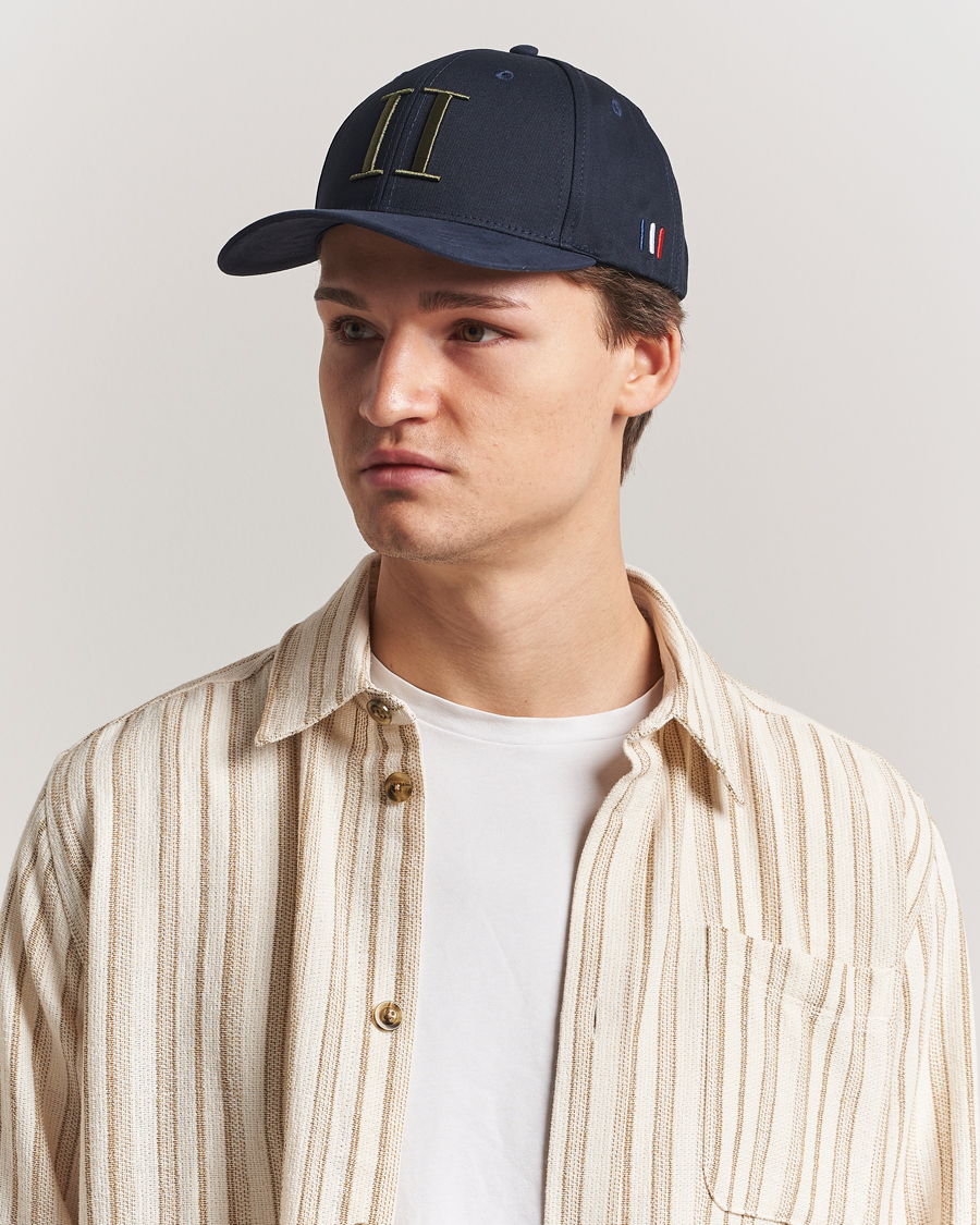 Herren | Hüte & Mützen | LES DEUX | Baseball Cap Suede II Dark Navy